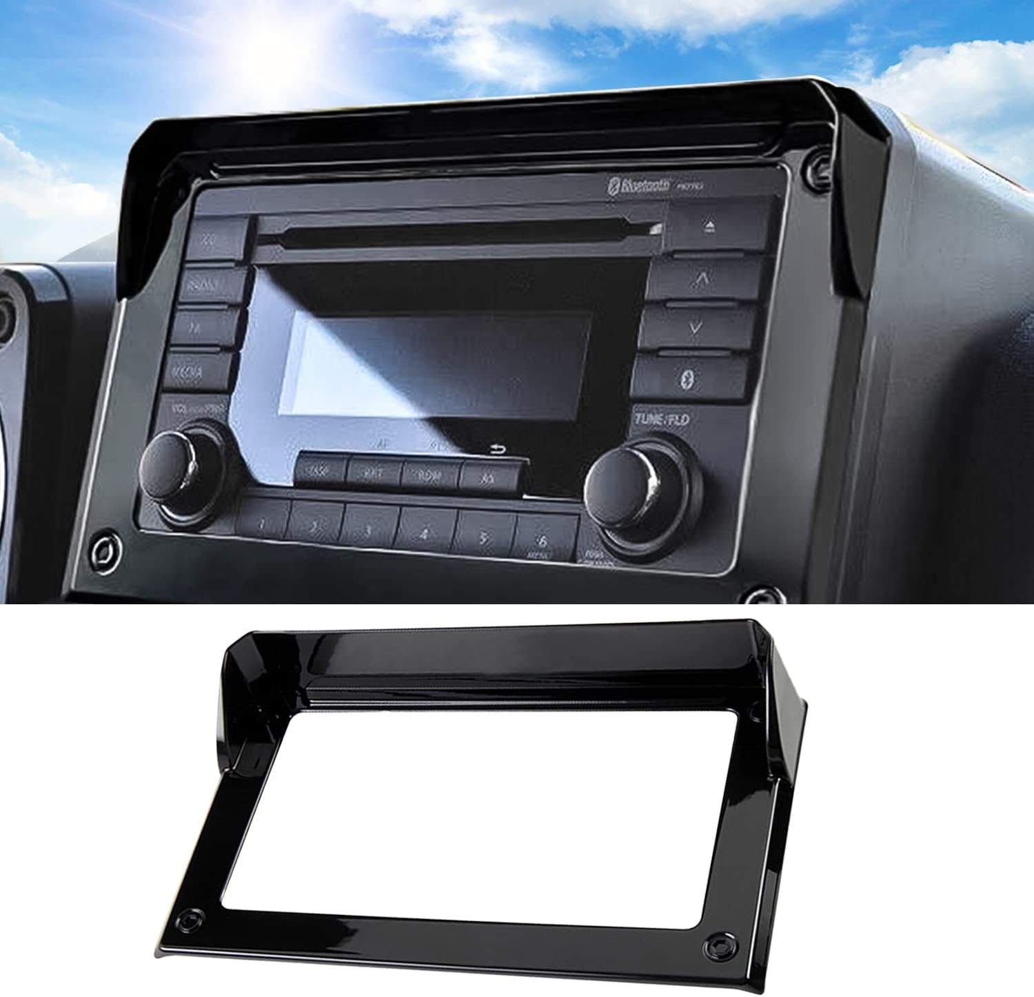 89%OFF!】 ジムニーシエラJB74専用 ナビバイザー スマホホルダー片側